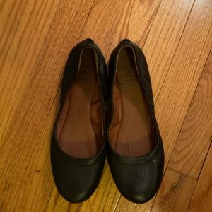 Lucky, Black Ballet Flats, 5,5